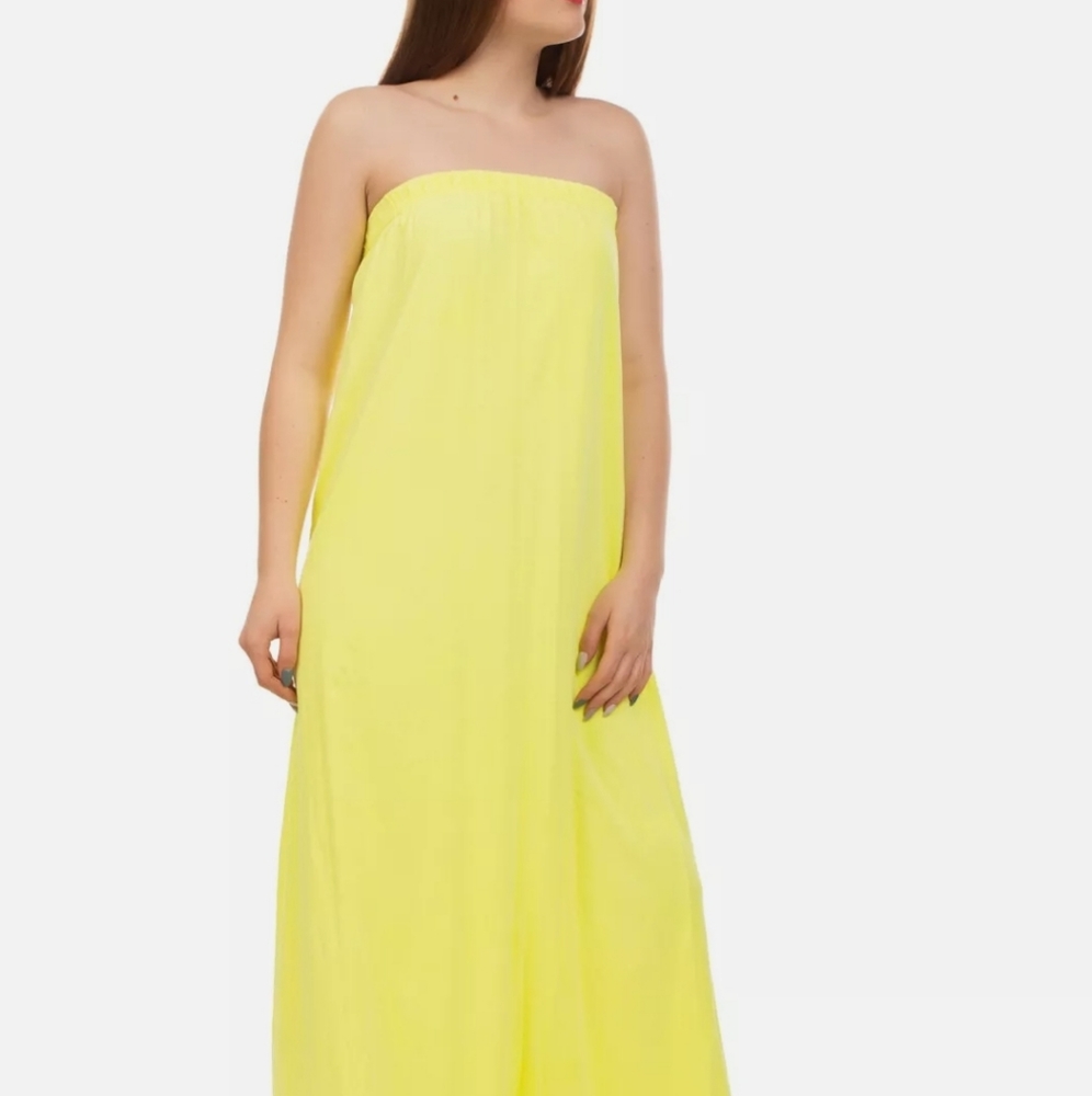 F**k project neon yellow dress long  Medium